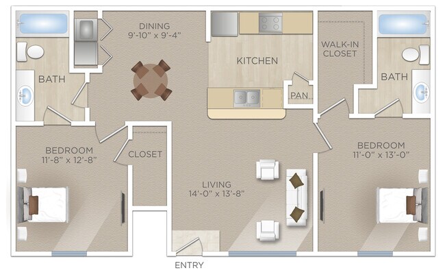 Pecos (B3) 1013 floor plan